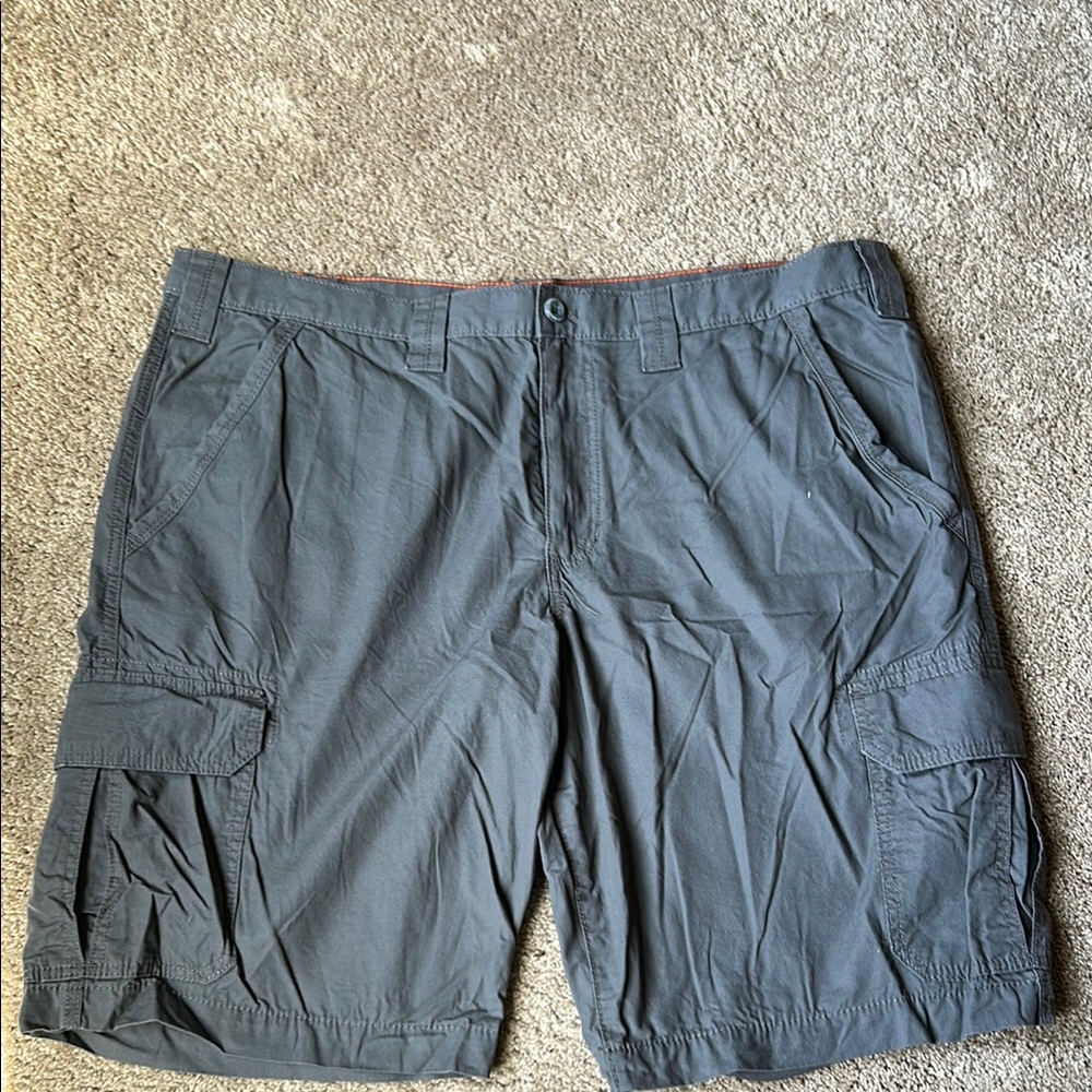 Eddie Bauer Men's Charcoal Cargo Shorts